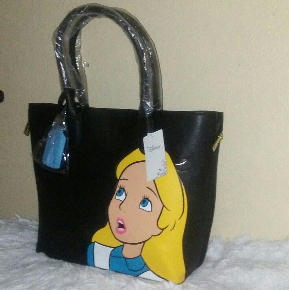 ONLY 1 LEFT Disney Alice in Wonderland Tote - Picture 2 of 8